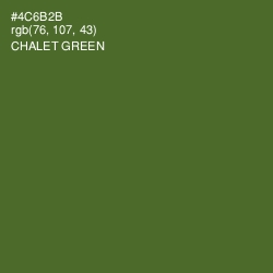 #4C6B2B - Chalet Green Color Image